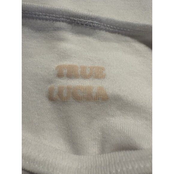 Dancing Boots Size Small White Tank Crop Top - Picture 4 of 4